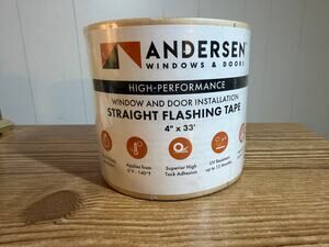 Andersen High-Performance Straight Flashing Tape 4" x 33' New